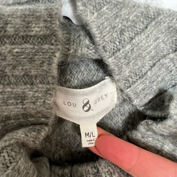 Lou & Grey Cape Knit Poncho Sweater - Picture 5 of 7